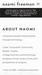 Mobile Screenshot of naomifreeman.com